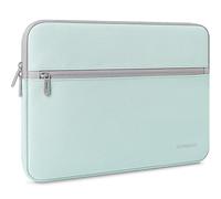 DOMISO Housse Ordinateur 15,6-16 Pouces, Résistant aux Éclaboussures, Pochette PC Portable Mince Légère pour MacBook Pro 16" M4/M3/M2, Dell XPS 16, HP Envy 15, Lenovo IdeaPad 5 / Flex 5, Vert Menthe