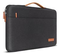DOMISO Housse Ordinateur 15.6 Pouces,Pochette MacBook Pro 16 M4 M3 M2 Pro/Max,15-16 Pouces HP Lenovo Dell ASUS,Sacs et Housses pour Ordinateur,Sacoche PC Portable Avec Poignée de Transport,Noir