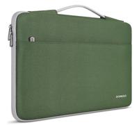 DOMISO Housse pour ordinateur portable MacBook Pro M4/M3/M2/M1 Pro/Max A3403 A3186 A2991 A2780 A2485 A2141 de 15,6" avec poignée évolutive, vert avocat