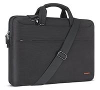 DOMISO Pochette Ordinateur 17 pouces,Housse Sacoche Ordinateur Portabl 17 Pouces pour 17" IdeaPad/Dell/HP/ASUS ROG/LG/MSI, Noir