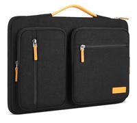 DOMISO Pochette Ordinateur 17 Pouces,Housse Sacoche Ordinateur Portabl 17 Pouces pour 17" Lenovo IdeaPad/Dell/Acer/HP/ASUS ROG/LG/MSI,Noir