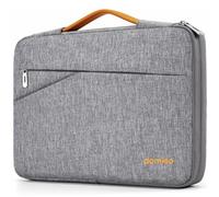DOMISO Pochette Ordinateur,Housse Mac Book Pro 14 M4 M3 M2 Pro/Max,13 Pouces Dell HP ASUS Acer,Sacs et Housses pour Ordinateur Portable,Sacoche PC Portable avec Pochette pour Accessoires,Beige
