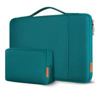 DOMISO Pochette Ordinateur,Housse MacBook Air 15 M4 M3 M2,MacBook Pro,14 Pouces HP Lenovo Dell ASUS,Sacs et Housses pour Ordinateur Portable,Sacoche PC Portable avec Pochette,Turquoise
