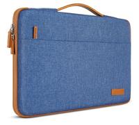 DOMISO Pochette Ordinateur,Housse MacBook Air 15 M4 M3 M2,MacBook Pro,14 Pouces HP Lenovo Dell ASUS,Sacs et Housses pour Ordinateur Portable,Sacoche PC Portable Avec Poignée de Transport,Bleu