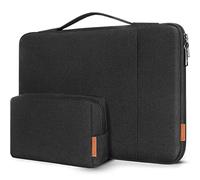 DOMISO Pochette Ordinateur,Housse MacBook Pro 14 M4 M3 M2 Pro/Max,13 Pouces HP Lenovo Dell ASUS,Sacs et Housses pour Ordinateur Portable,Sacoche PC Portable avec Pochette pour Accessoires,Noir