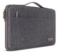 DOMISO Pochette Ordinateur,Housse MacBook Pro 14 M4 M3 M2 Pro/Max,13 Pouces HP Lenovo Dell ASUS,Sacs et Housses pour Ordinateur Portable,Sacoche PC Portable Avec Poignée de Transport,Gris Foncé