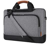 DOMISO Sacoche de protection pour ordinateur portable 15-15,6" compatible avec Lenovo Ideapad 330/MacBook Pro 16" 15,6" / HP EliteBook 850 G3/Envy x360 15/Latitude 3580/Acer Chromebook/Asus, Gris