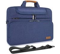DOMISO Sacoche Ordinateur 10,1-10,5 Pouces Résistant à l'Eau Pochette PC Portable Sac à Bandoulière pour 9.7" Samsung Galaxy Tab / 9.7" iPad Pro / 10.1" Lenovo Tab/Asus/Acer/HP, Bleu