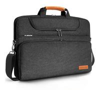 DOMISO Sacoche Ordinateur 14 Pouces Imperméable Antichoc Pochette PC Portable Sac à Bandoulière Homme pour Acer Aspire 1 / Swift 3, HP Stream 14 / Pavilion 14, Lenovo IdeaPad, Asus, Noir