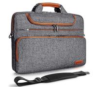 DOMISO Sacoche Ordinateur 18 Pouces Résistant à l'Eau Pochette PC Portable Sac à Bandoulière Homme Business Sac de Transport pour PC Gamer 18" / ASUS ROG Strix Scar 18 & G18 (2023-2025), Gris Foncé