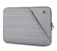 DOMISO15-15.6 Pouces Sacoche pour Ordinateur Portable Résistante à l'eau avec Poignée arrière pour Ordinateur Portable 15.6" VivoBook/HP Pavilion/Notebook/MacBook Air/MacBook Pro,Gray