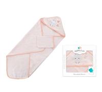 Domiva Coffret Sortie Bain Avec Gant Lapinou - 75x75 Cm Rose