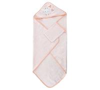 Domiva Coffret Sortie de Bain brodée + Gant, Multicolore, Taille Unique (Lot de 1)