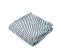 DOMIVA - COUVERTURE BOUDOIR 75x100 cm GRIS BLEU