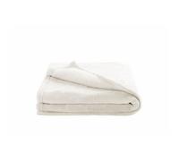 DOMIVA Couverture Microdoux - Microfibre 100% Polyester - Blanc - 75 x 100 cm