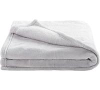 DOMIVA Couverture Microdoux - Microfibre 100% Polyester - Uni - Perle - 75 x 100 cm