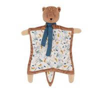 Domiva Doudou attache-sucette Lou au fil de l'eau 29 cm Loutre bleu