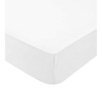 Domiva Drap housse jersey coton bio 130 g/m² Blanc 40 x 80 cm