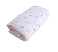 Domiva Drap housse Lapinou Jersey Oeko-Tex® Rose 70 x 140 cm