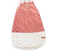 DOMIVA Gigoteuse Happy - Microfibre 100% polyester - 0-6 mois - Blanc/Corail/Jaune - 70 cm