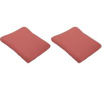 Domiva HOUSSE MATELAS A LANGER 50x75 TERRACOTTA 1300686 (Lot de 2)