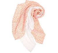 Domiva Lot 3 Langes Poeme - Mousseline 100% Viscose De Bambou - Antibactérien - Blanc Imprimé - 60 X 60 Cm Blanc