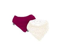 DOMIVA - LOT X2 BAVOIRS BANDANA MOUSSELINE TU GRENADINE POIS EN GAZE DE COTON