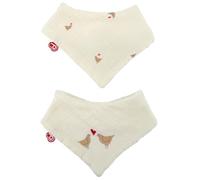 DOMIVA - LOT x2 BAVOIRS BANDANAS TU - 0/6 MOIS MATERNITY LOVE