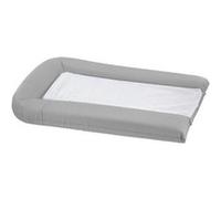 Domiva Matelas à langer PVC – 2 éponges amovibles – Gris perle