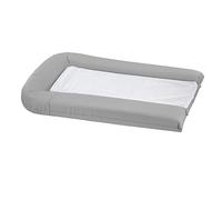 DOMIVA Matelas à Langer PVC avec 2 Éponges Amovibles Gris Perle