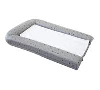 DOMIVA Matelas langer PVC + 2 Éponges amovibles - Gris imprimé étoiles