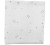 Domiva Maxi Lange - Bambou 120g-M2 - 120x120 Cm - Imprimee Etoiles Grises Gris