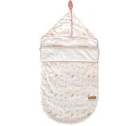 DOMIVA Nid ange Happy - Jersey 100% coton - Réglable - Blanc/Corail/Jaune - 80 cm