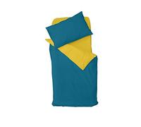 DOMIVA - Parure DE Couette 100X140 + TAIE 40x60 cm Canard/Curry