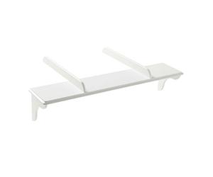 DOMIVA Plan Arrière Transformable en Étagère Blanc