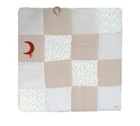 Tapis d éveil DOMIVA Honey Moon Patchwork Anneau en bois et lune décorative