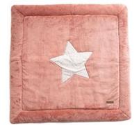 Domiva Tapis parc - 100 x 100 cm - Antidérapant - Microdoux - Terracotta Neutre G