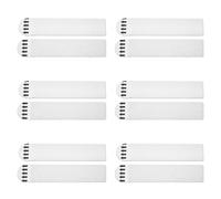 Dommage Sans Crochet Adhésif Réutilisable 12 Paires Ruban Adhésif Solide Crochet Mural Pour Cadre Photo Decors Bandes Multifonctionnelles Convient