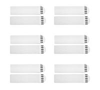 Dommage Sans Crochet Adhésif Réutilisable 12 Paires Ruban Adhésif Solide Crochet Mural Pour Cadre Photo Decors Bandes Multifonctionnelles Convient