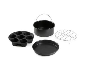 DOMO 167 Set pour Airfryer - Set de 4 Parties pour friteuse à air - Compatible Airfryer (X) XL