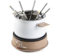 DOMO Appareil a fondue - blanc/bois DO736F