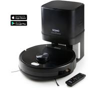 DOMO DO7298S Robot aspirateur avec vidange Automatique, système de serpillière et appli - Noir