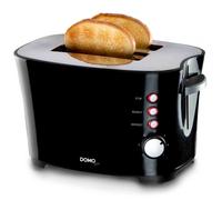 DOMO B-Smart DO941T - Grille-pain - 2 tranche - 2 Emplacements - noir/inox