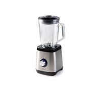 DOMO Blender DO1133BL – 1,5 L · 1000 W · bol en verre · acier inoxydable · gris métallisé