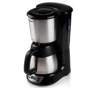 DOMO Cafetière filtre DO709K – 1000 W, 1 L, 8 tasses, écran LCD, minuteur 24 h, acier inoxydable