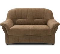 DOMO. collection Bahia FK Canapé 2 Places avec Rembourrage à Ressorts, canapé à Ressorts, Design Classique, 2 Places, rembourré, 153 x 57 x 91 cm (l x p x h), Marron