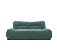 DOMO. collection Canapé bohème, 2 Places, Style bohème, canapé rembourré, 200 x 109 x 81 cm (l x p x h), Bleu pétrole