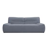 DOMO. collection Canapé bohème, 3 Places, Style bohème, canapé rembourré, 224 x 109 x 81 cm (l x p x h), Gris