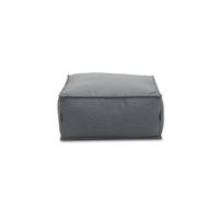 DOMO. collection Canapé d'extérieur Wangerooge - Pouf d'extérieur - avec Sac d'air - 75 x 70 x 45 cm - Gris foncé