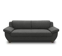DOMO. collection Panama Canapé 3 places rembourré 207 x 91 x 80 cm (l x p x h) Anthracite